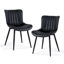 Heitger Leather Upholstered Side Chairs Modern Dining Chairs, Wingback Dining Room Chair-782669907