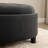 Round Storage Ottoman Coffee Table with Reversible Lid-1134276912