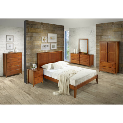  Shaker Style Panel Queen Size Platform Bed