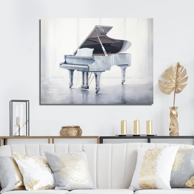 " Grey Piano Winter Echoes I "