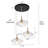Amedeo 3 - Light Black Cluster Pendant UL Certified