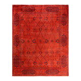 Overyed One-of-a-Kind Rectangle 8'1" X 10'2" Hand Knotted Area Rug