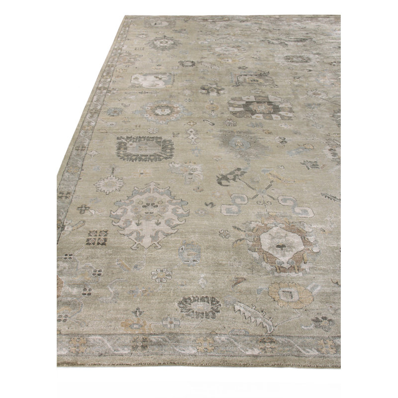 Museum Oriental Area Rug in Beige, Rectangle 8' x 10'