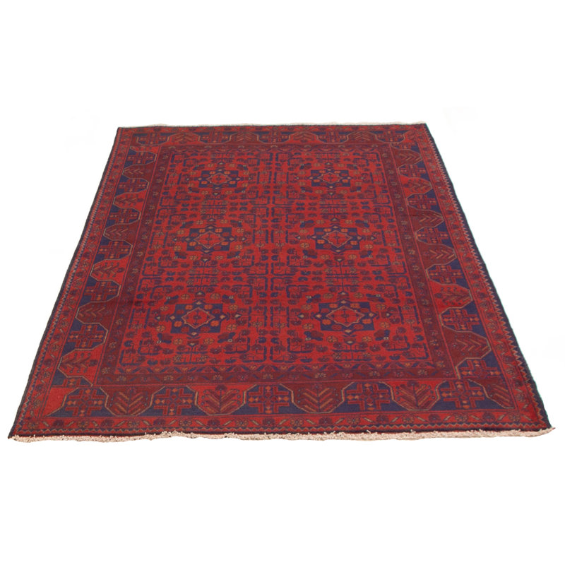 Tapis unique en laine noué à la main 4 pi 11 po x 6 pi 4 po nouvel âge Morelus
