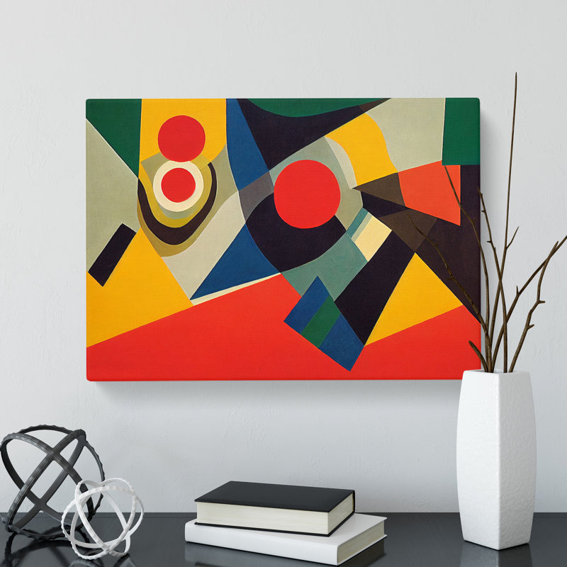 Legendary Modern Abstract Art - Wrapped Canvas, 40cm H x 60cm W x 3cm D