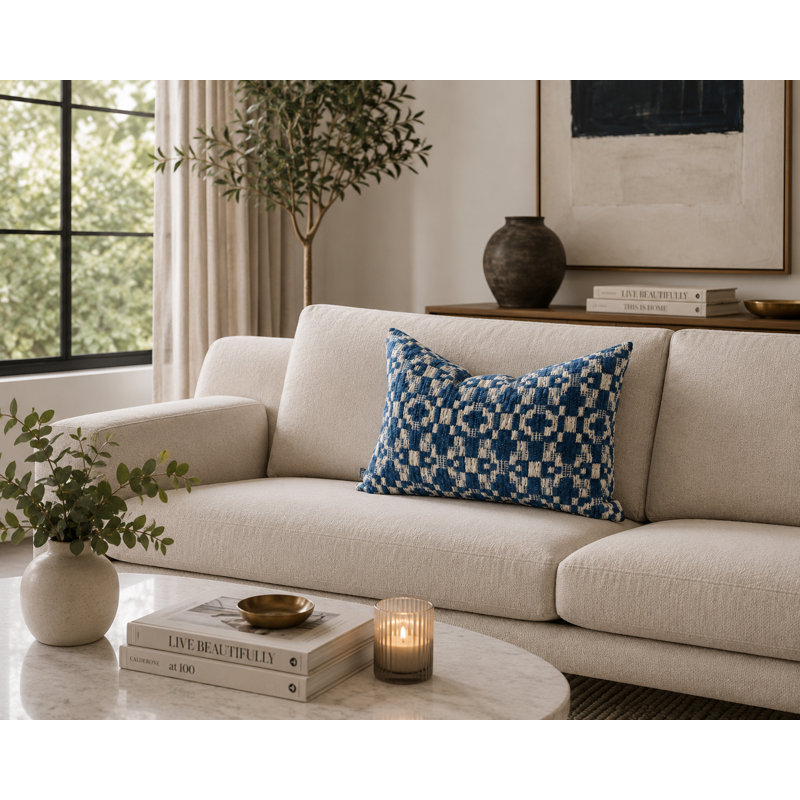 Rhombus Royal 14x24 Pillow, Royal