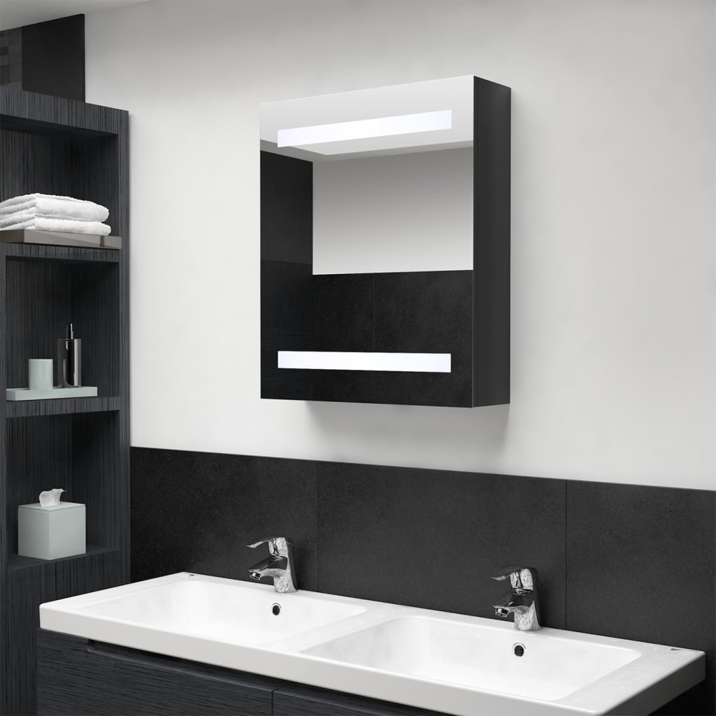 Sigismund 500mm W 600mm H Surface Frameless Medicine Cabinet Mirror 3 Fixed