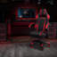 Massaging Adjustable Ergonomic Swivel Computer Gaming Chair with Fully Reclining Back and and Slide-Out Footrest-1978054292