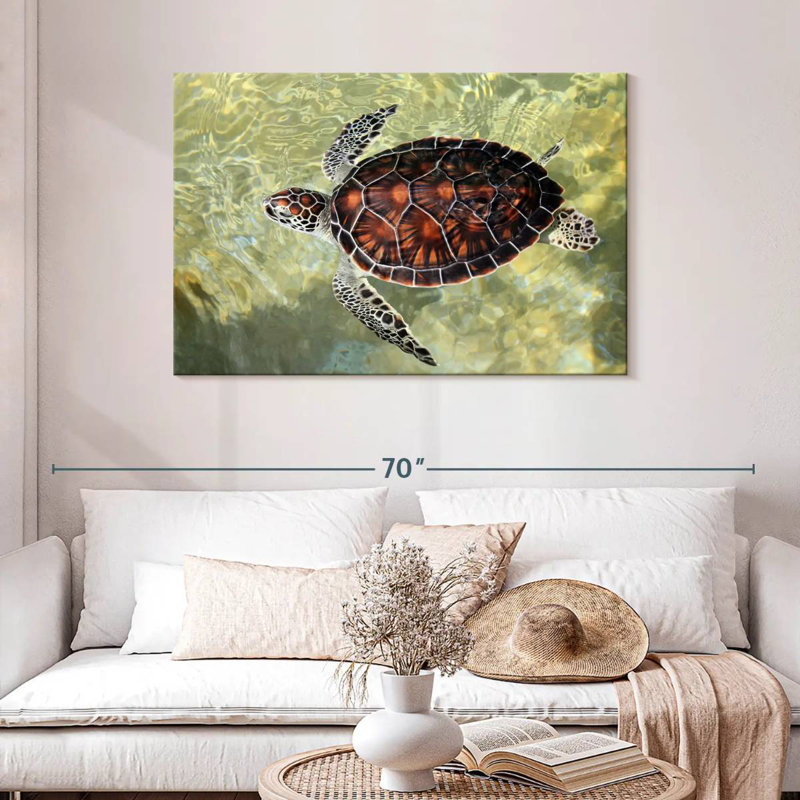 Cayman Turtle, 30" H x 45" W