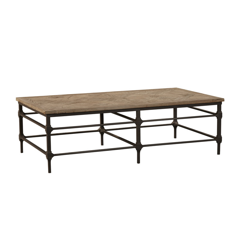 Coldiron Solid Wood Cocktail Table
