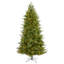 Sapin de Noël vert plume artificielle avec lumières-943077521
