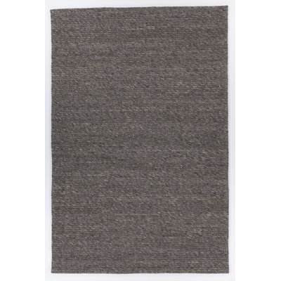 Tori Authentic Hand-Woven Modern Gray Wool & Cotton Dhurrie Area Rug