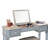 Mirrored Vanities Desk With Drawers, Bedroom Makeup Vanity Table Set With Mirror And Stool, Flip Up Dressing Table-752670868