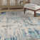 Wyona Power Loom Dark Blue/White/Charcoal Rug