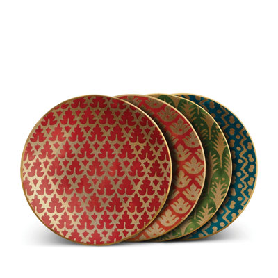 Set of 4 Fortuny Canape Plates