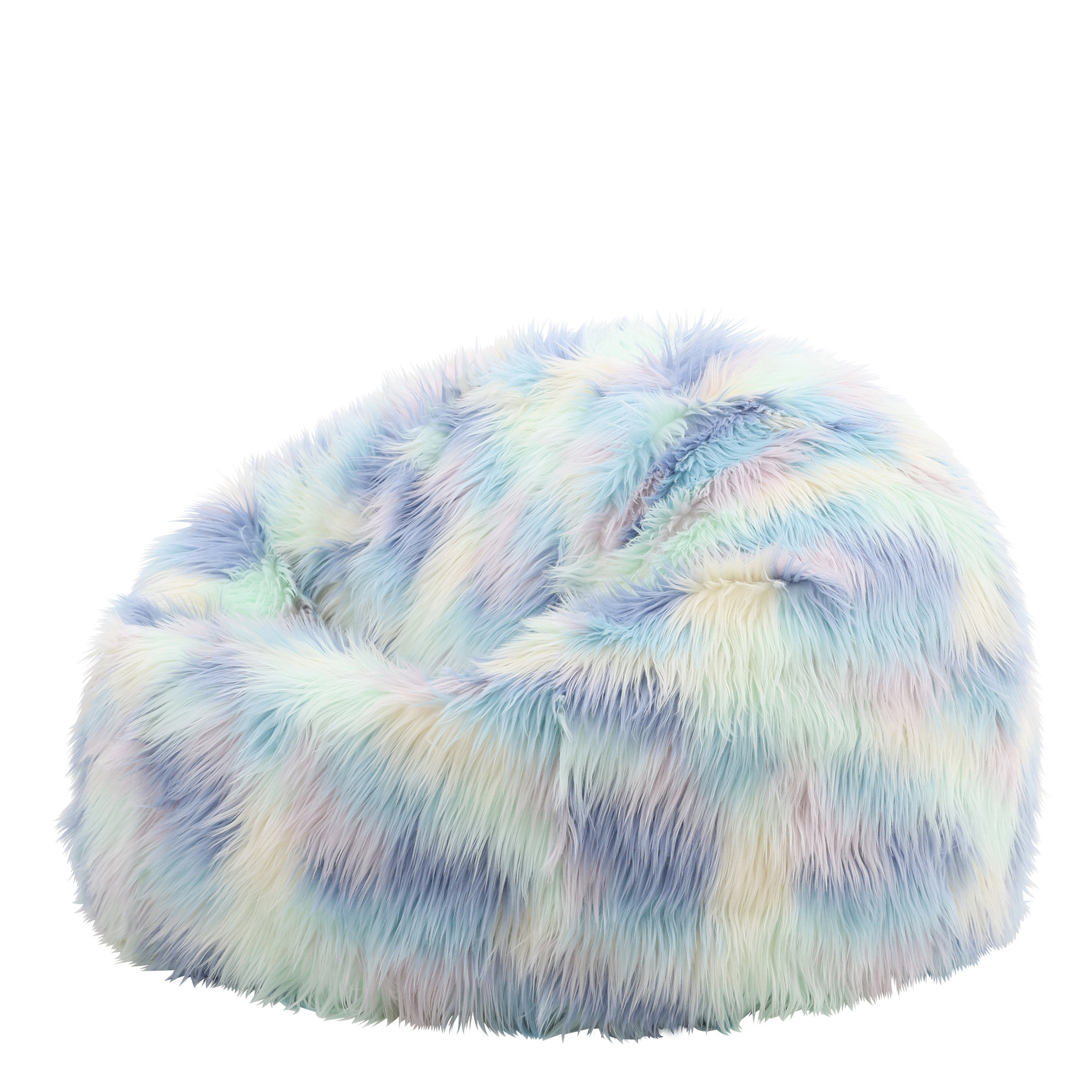 icon Classic Faux Fur Fluffy Bean Bag Chair