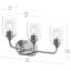 Ensemble de meuble-lavabo à 3 lumières en chrome poli avec abat-jour en verre transparent Ilia-127379909-130106832