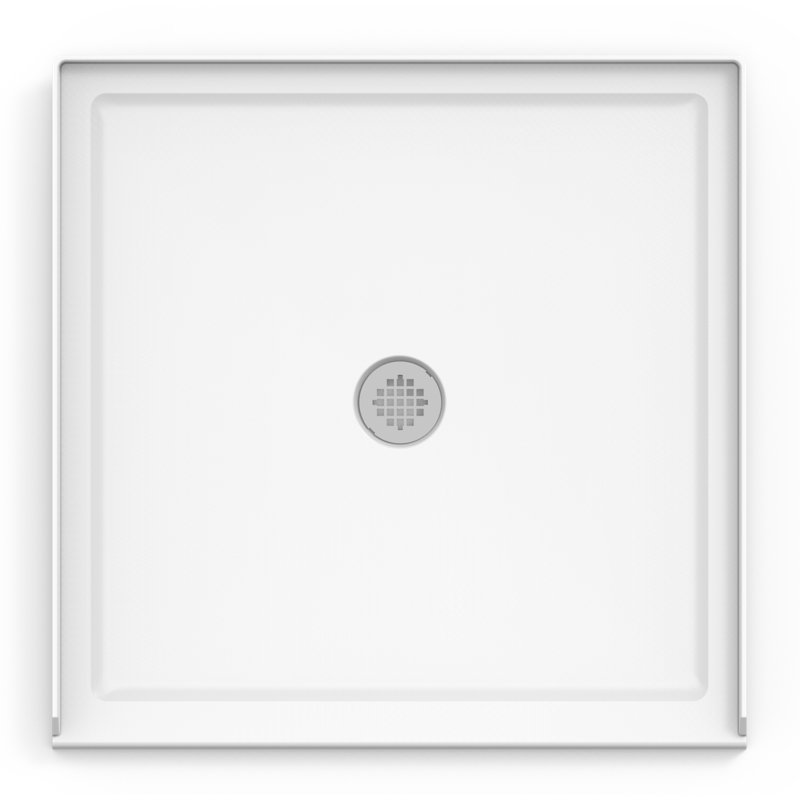 Center Drain 36" x 36" Shower Base