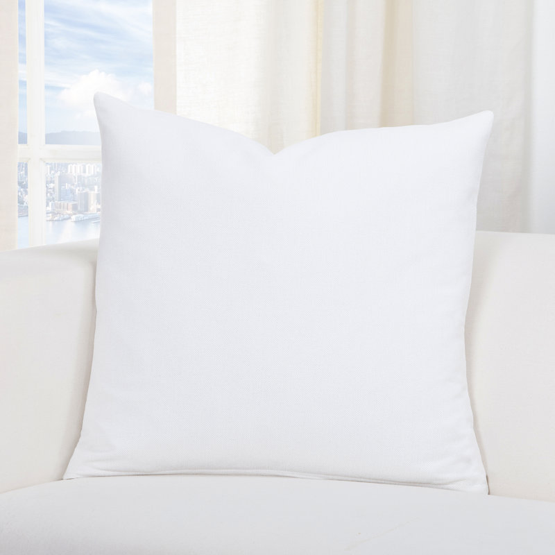 Everlast Throw Pillow, 26" H x 26" W x 6"D, White