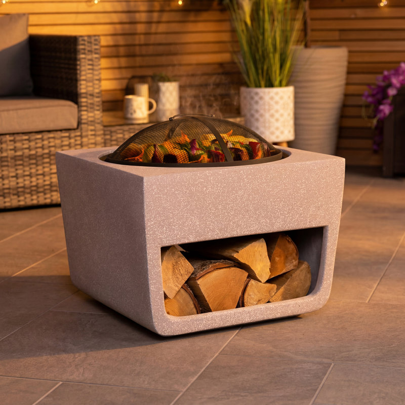 Cebrina Square Smokeless Fire Pit