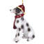 Sculpture d'ornement de chien dalmatien