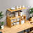Cabinet Organizer Shelf, Kitchen Countertop Storage Rack