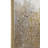 CosmoLiving by Cosmopolitan Gold Canvas Glitter Flakes Geode Framed Wall Art with Gold Frame