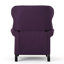 Fauteuil inclinable avec accoudoirs roulés
