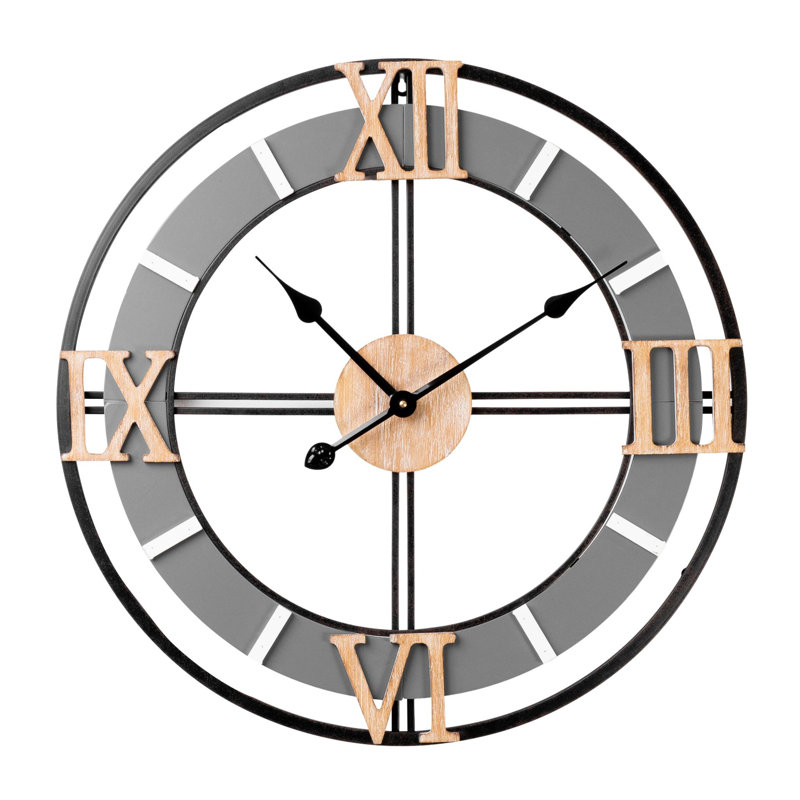 Brooklands Wood Wall Clock