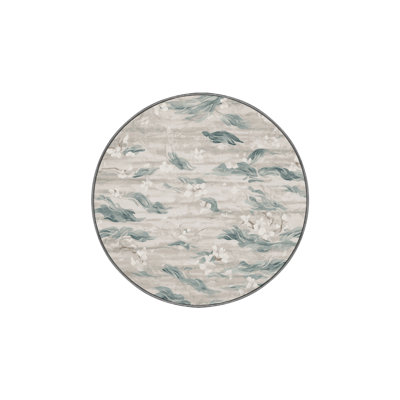 Machine Washable Gray Area Rug