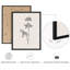«Morning Glory Flowers», art moderne minimaliste, impressions encadrées, affiches, petit art mural de salle de bain-104788184-104788188