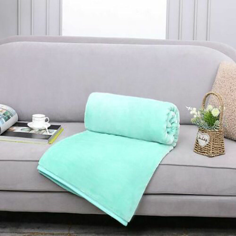 Erna Canora Grey Throw, W150 x L200cm, Aubergine