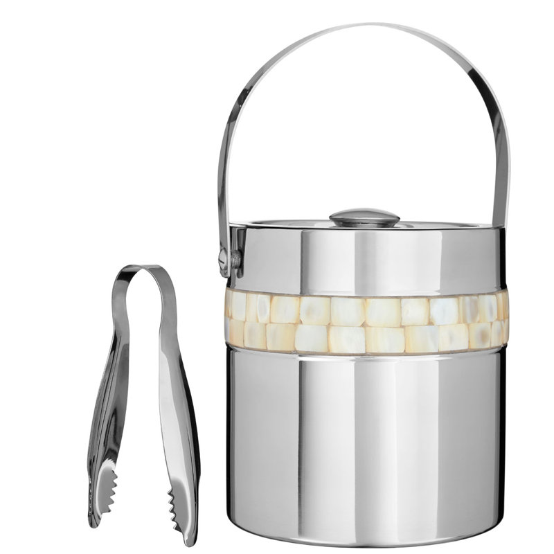 Mother of Pearl Ice Bucket