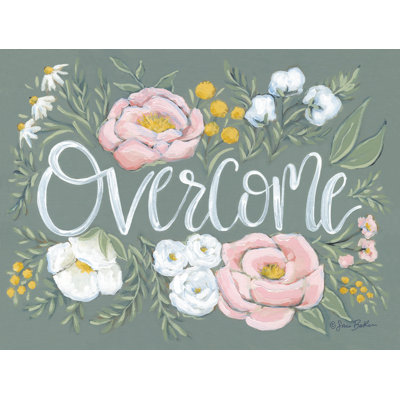 Impression sur toile "Oververse floral" par Sara Baker