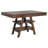 Alysse Rectangular 60-inch Counter Height Dining Table Walnut