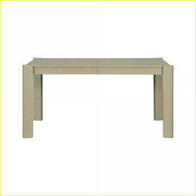 Tables de salle à manger | Mesa de Comedor, ferme en bois massif extensible moderne, 59 po à 73 po, pour les petits rassemblements | Noyer brun | Rectangle