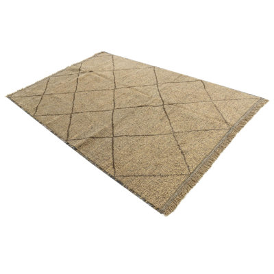 6x9 Pinson Cream and Gray Rug