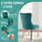 Kekeli 6 - Person Pedestal Dining Set-106383669-106383664