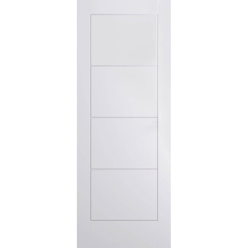 Essentials Ladder Primed White Internal Door, 198.1cm H x 83.8cm W x 3.5cm D