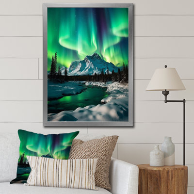 " Northern Lights In Stunning Arctic Mountains "