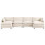 Canapé modulaire en U rembourré de 148 po 6 pièces Redenius-1457425680
