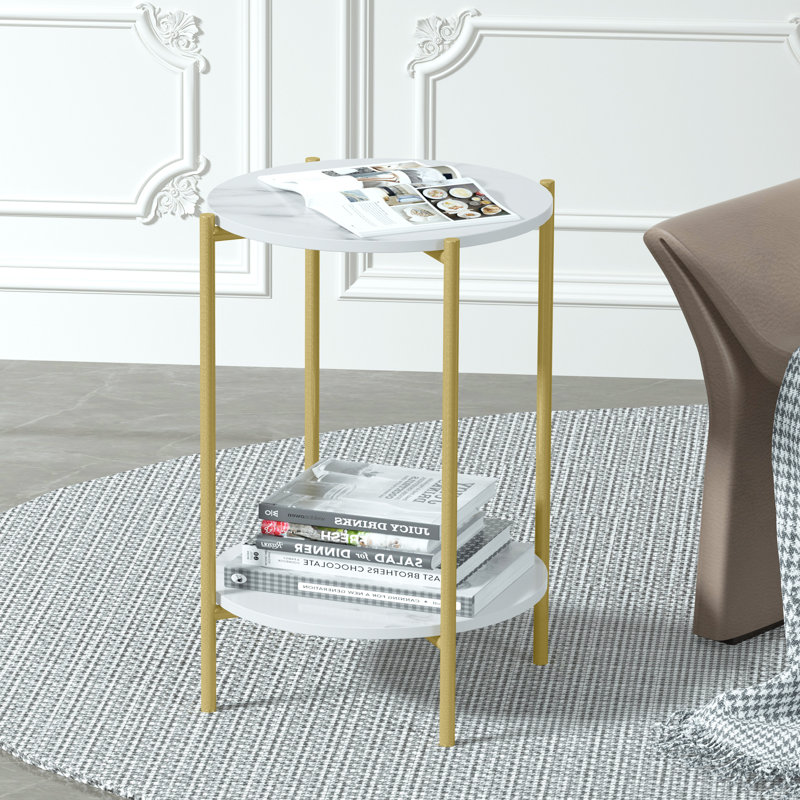 Cassity Stone Top End Table