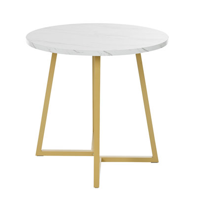 Metal Base Dining Table