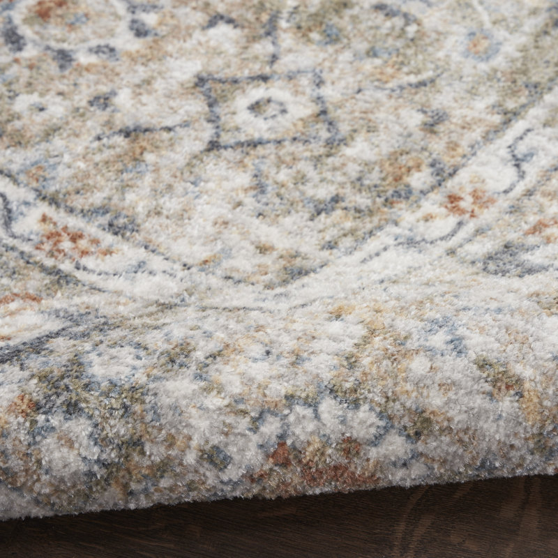 Tapis d'intérieur gris doré Nourison Astra, Tapis de couloir 2 pi x 6 pi