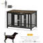 Cage pour chien polyvalente avec couvercle ouvrable et intérieur spacieux pour divers animaux de compagnie