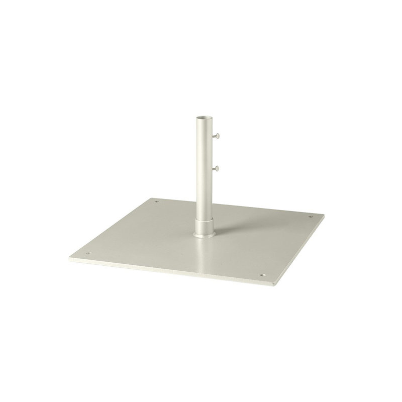 Aluminum Free Standing Umbrella Base, Parchment