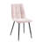 Kashlyn Tufted Fabric Dining Chairs with Steel Legs-522418606