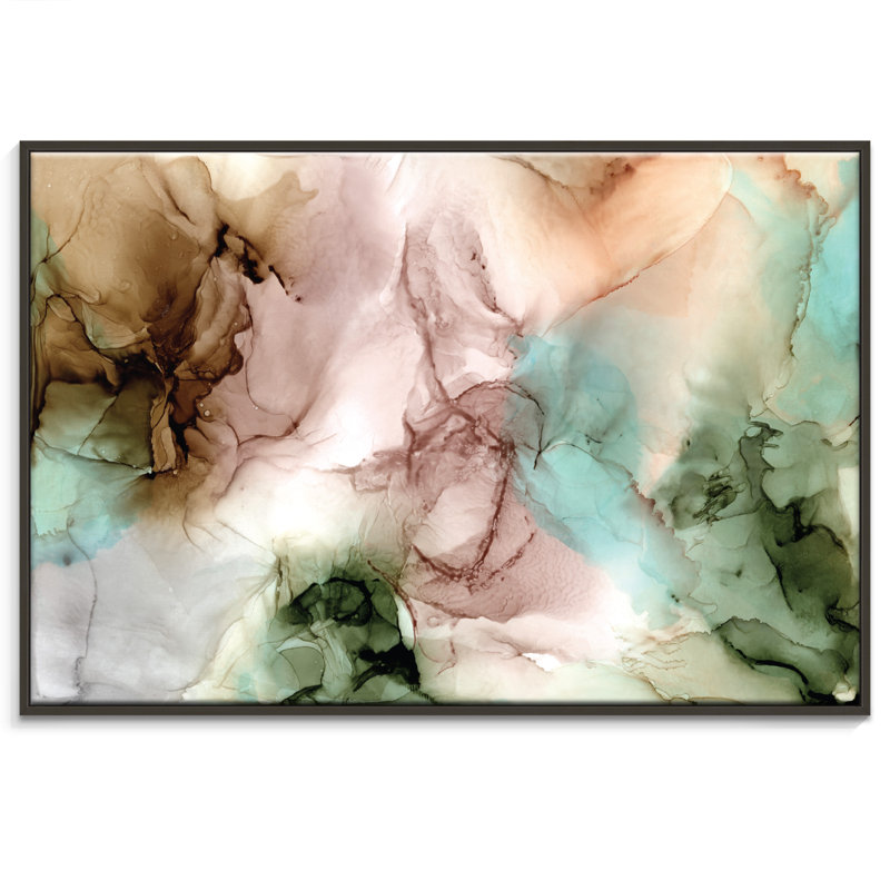 Fern Siebler Wildflower by Fern Siebler - Print on Canvas, Black Framed, 52.5cm H x 77.5cm W x 4cm D