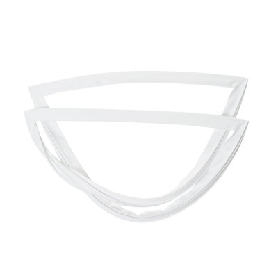 Whole Parts Refrigerator Freezer Door Gasket Seal (white), Part# Wr24x10076 - Replacement & Compatible With Some Ge And Hotpoint Refrigerators
