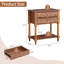 Tables de chevet 2 tiroirs 27,55 po-1632575634